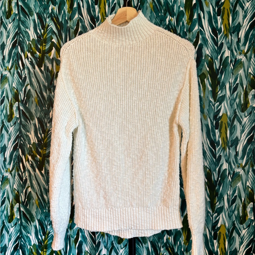 Aerie Hits the Spot mock Neck Knit Sweater